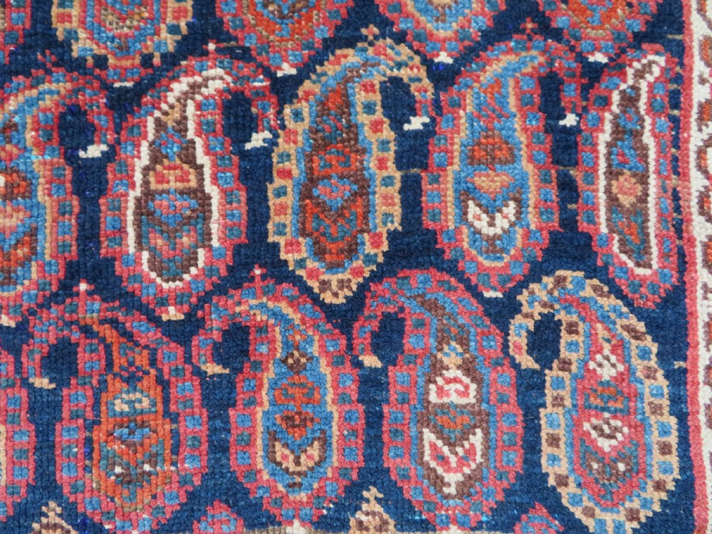 ANTIQUE AFSHAR TRIBAL RUG. AFSHAR TRIBES OF KERMAN. SOUTH PERSIA. LATE 19TH CENTURY. 146CM X 134CM. View VII