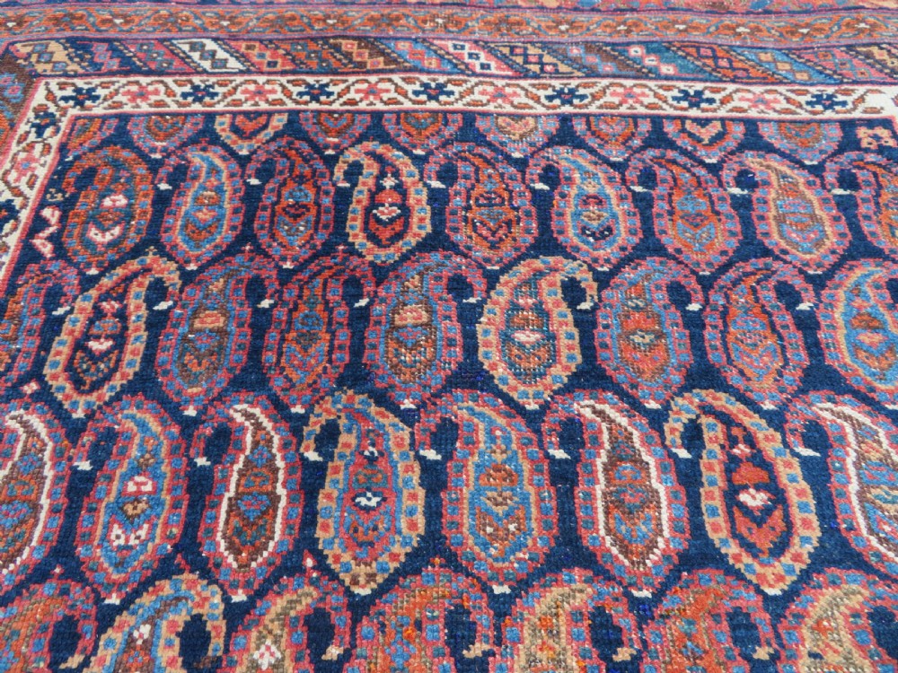 ANTIQUE AFSHAR TRIBAL RUG. AFSHAR TRIBES OF KERMAN. SOUTH PERSIA. LATE 19TH CENTURY. 146CM X 134CM. View VIII