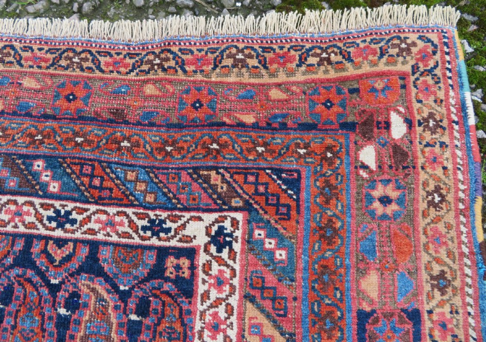 ANTIQUE AFSHAR TRIBAL RUG. AFSHAR TRIBES OF KERMAN. SOUTH PERSIA. LATE 19TH CENTURY. 146CM X 134CM. View XII
