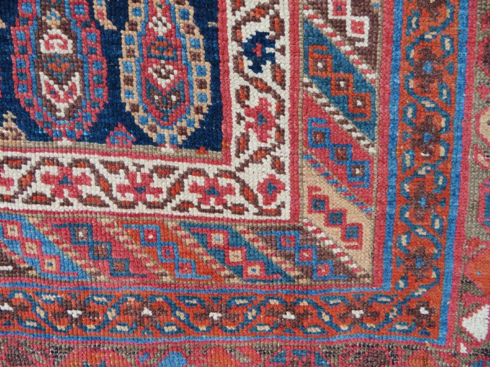 ANTIQUE AFSHAR TRIBAL RUG. AFSHAR TRIBES OF KERMAN. SOUTH PERSIA. LATE 19TH CENTURY. 146CM X 134CM. View XV