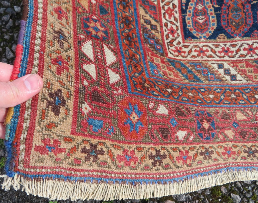 ANTIQUE AFSHAR TRIBAL RUG. AFSHAR TRIBES OF KERMAN. SOUTH PERSIA. LATE 19TH CENTURY. 146CM X 134CM. View XVII