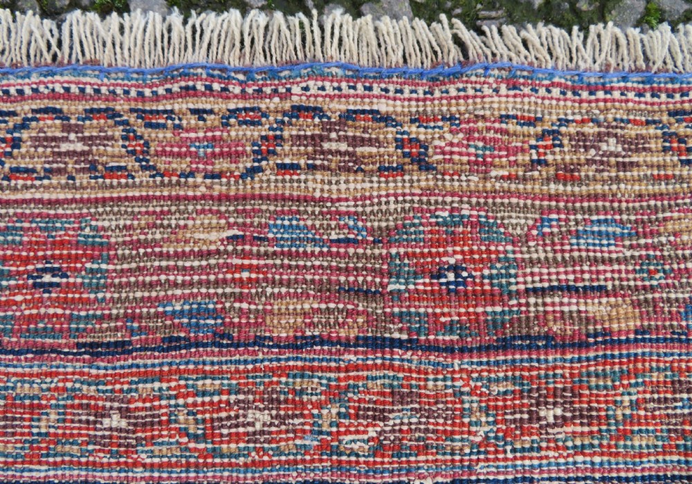 ANTIQUE AFSHAR TRIBAL RUG. AFSHAR TRIBES OF KERMAN. SOUTH PERSIA. LATE 19TH CENTURY. 146CM X 134CM. View XXI