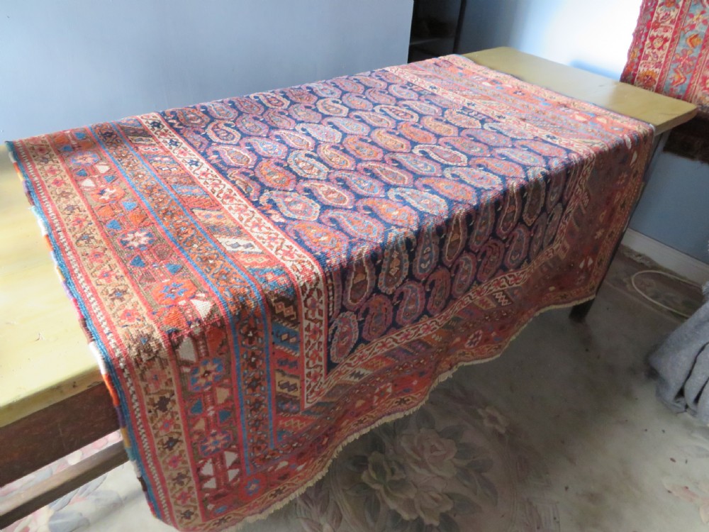 ANTIQUE AFSHAR TRIBAL RUG. AFSHAR TRIBES OF KERMAN. SOUTH PERSIA. LATE 19TH CENTURY. 146CM X 134CM. View XXII