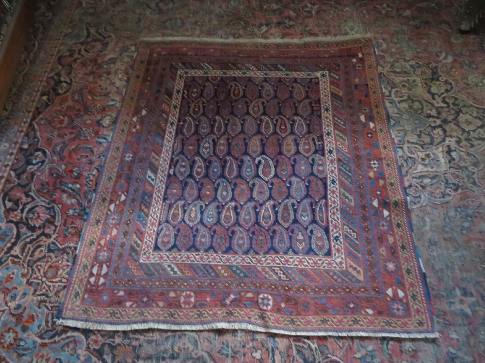 ANTIQUE AFSHAR TRIBAL RUG. AFSHAR TRIBES OF KERMAN. SOUTH PERSIA. LATE 19TH CENTURY. 146CM X 134CM. View XXIII