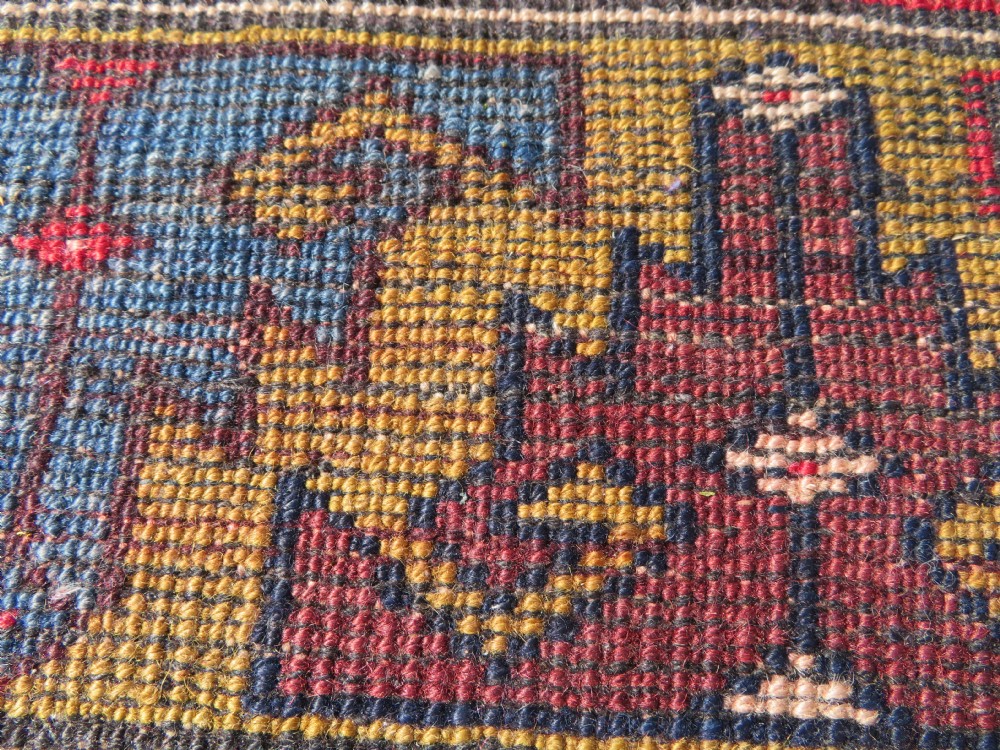 Antique Turkish Antalya ( Dosemealti) Village Rug. With A Scarce Pea Green Border.190cm X 128cm. View XIV