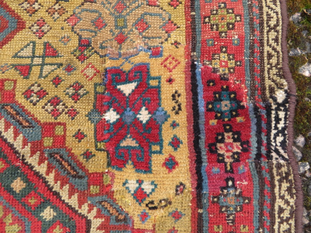 Antique Caucasian Shirvan Narrow Runner. 240cm x 72cm.  View IX