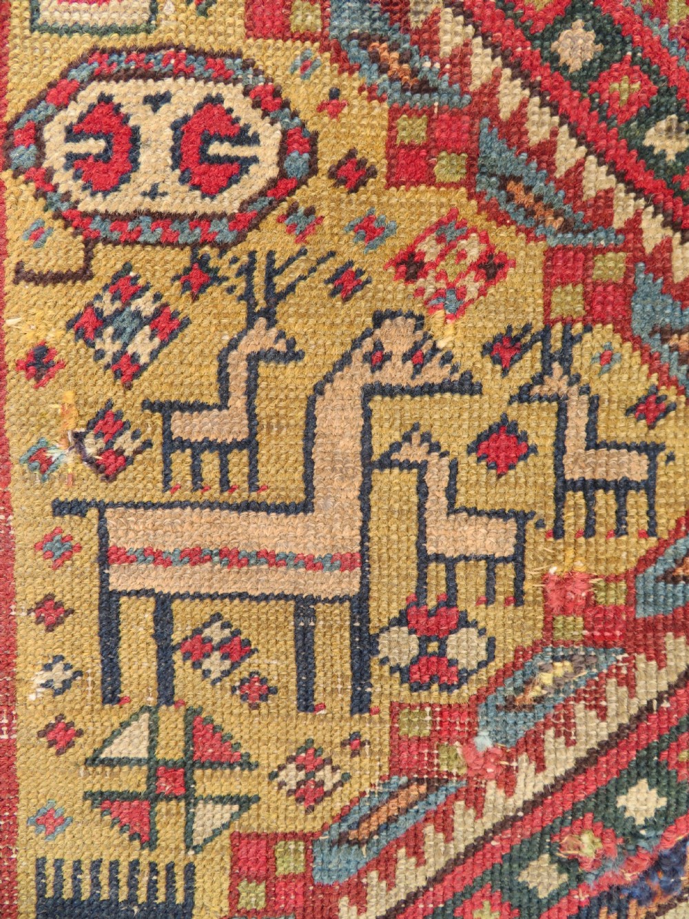 Antique Caucasian Shirvan Narrow Runner. 240cm x 72cm.  View XI