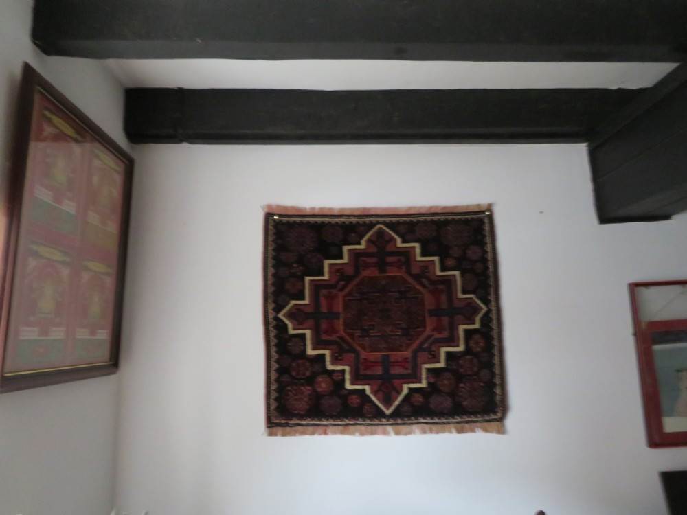 ANTIQUE LURI SADDLE BAG FACE RUG. LURI TRIBES OF LURISTAN. WEST PERSIA. View V