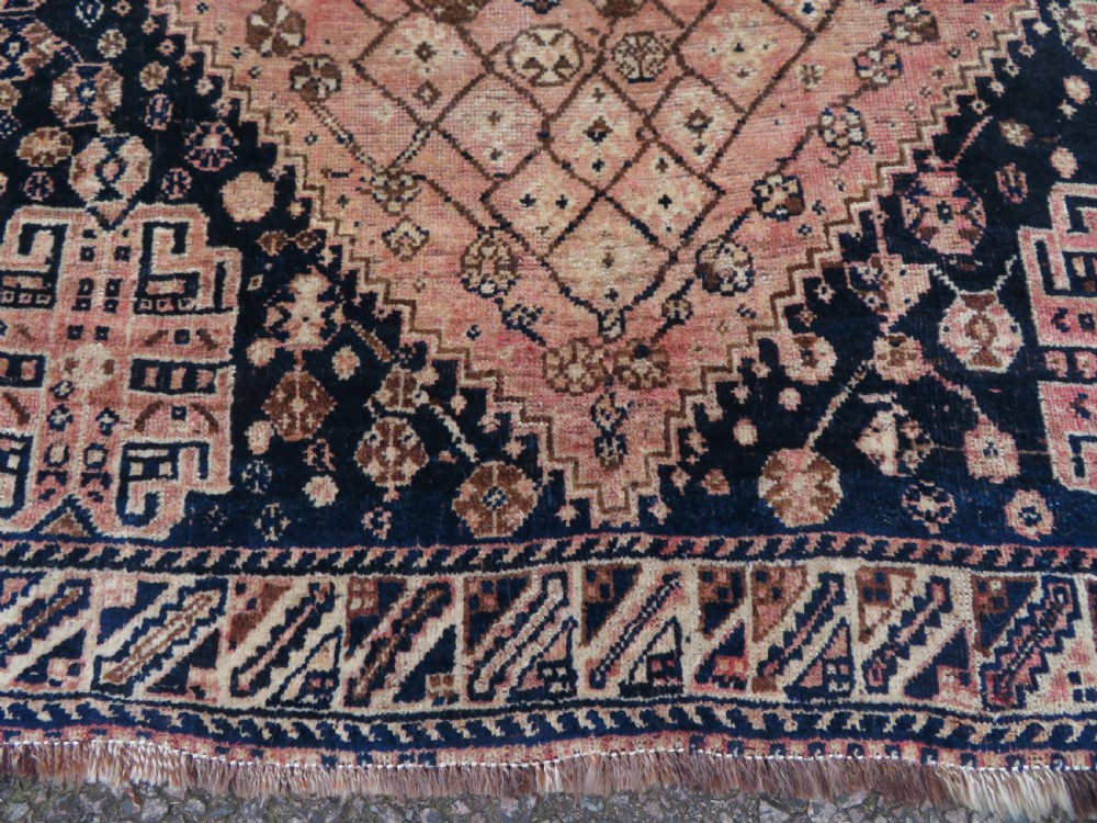 OLD SHIRAZ QASHQAI SMALL CARPET LARGE RUG. 250CM X 168CM. View VIII