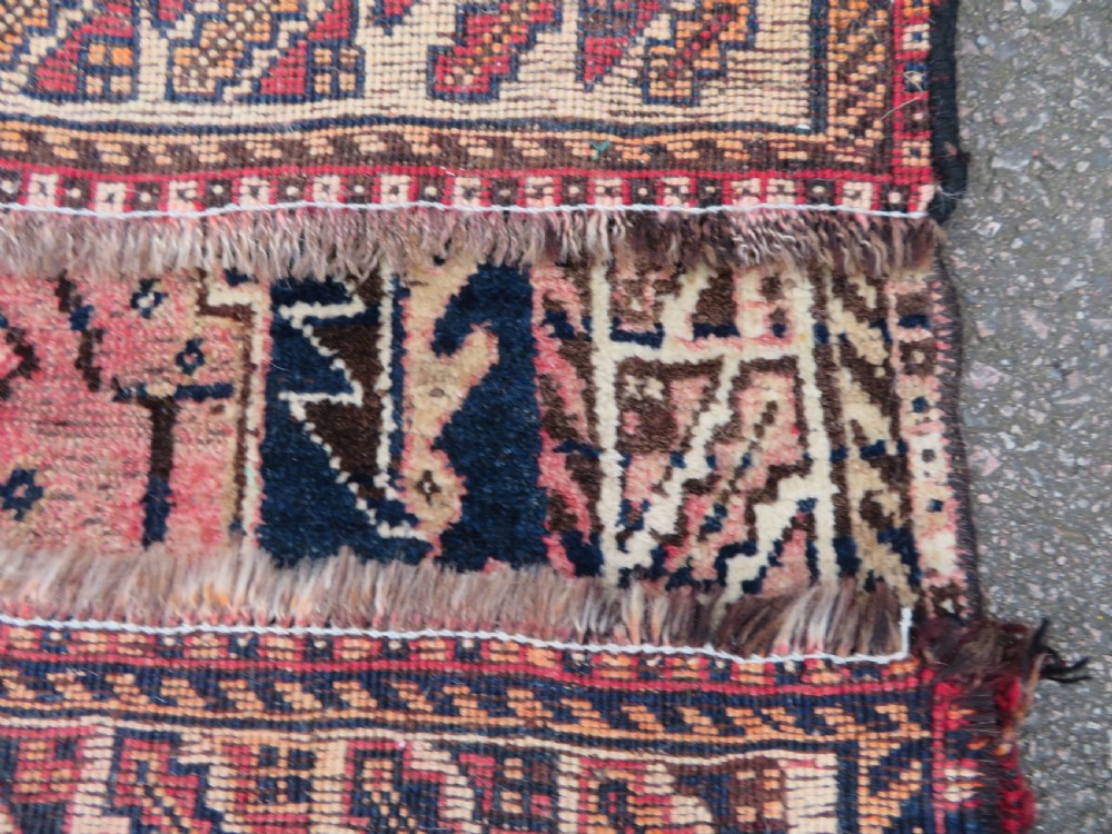 OLD SHIRAZ QASHQAI SMALL CARPET LARGE RUG. 250CM X 168CM. View XV