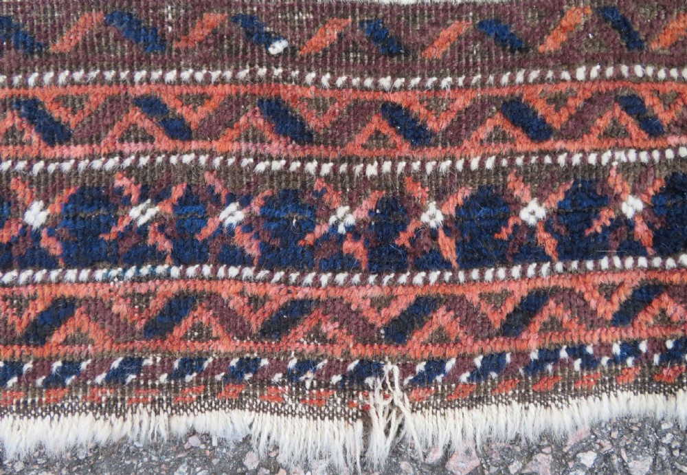 Antique Salar Khani Baluch Rug. 191CM X 105CM. View VI