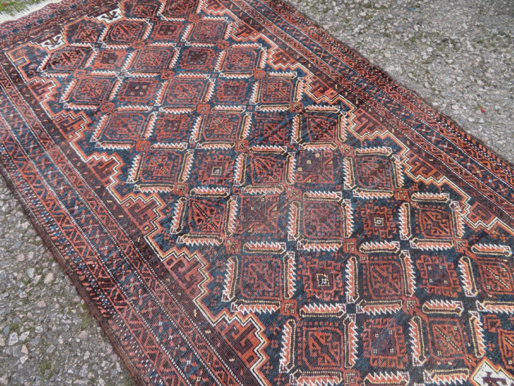 Antique Salar Khani Baluch Rug. 191CM X 105CM. View IX
