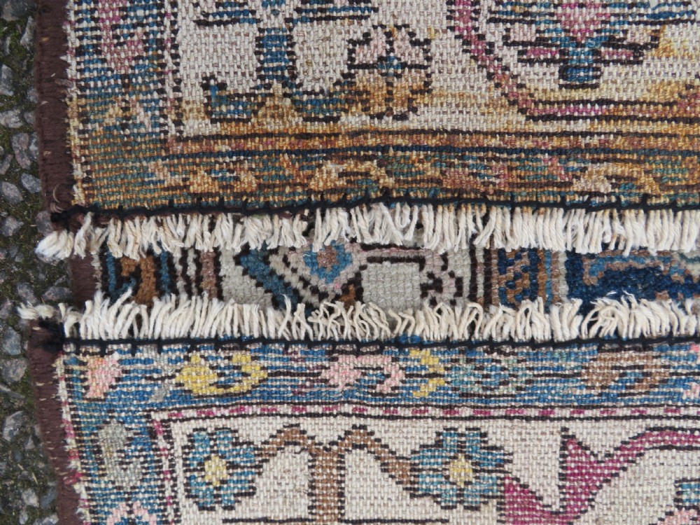 ANTIQUE HAMADAN RUG. 168CM X 118CM. View X