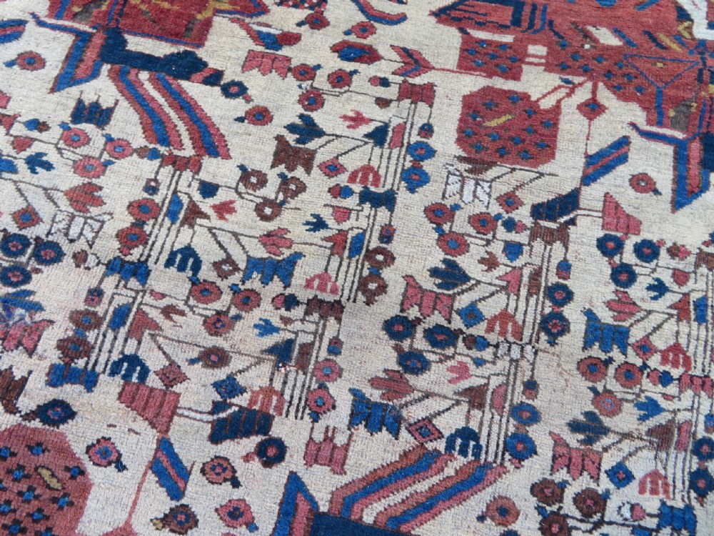 ANTIQUE AFSHAR NEYRIZ RUG. 232CM X 160CM. View XI