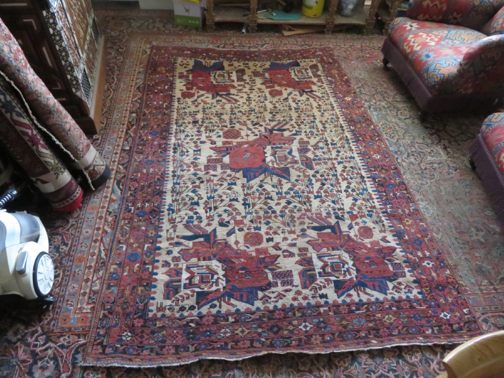 ANTIQUE AFSHAR NEYRIZ RUG. 232CM X 160CM. View XIX