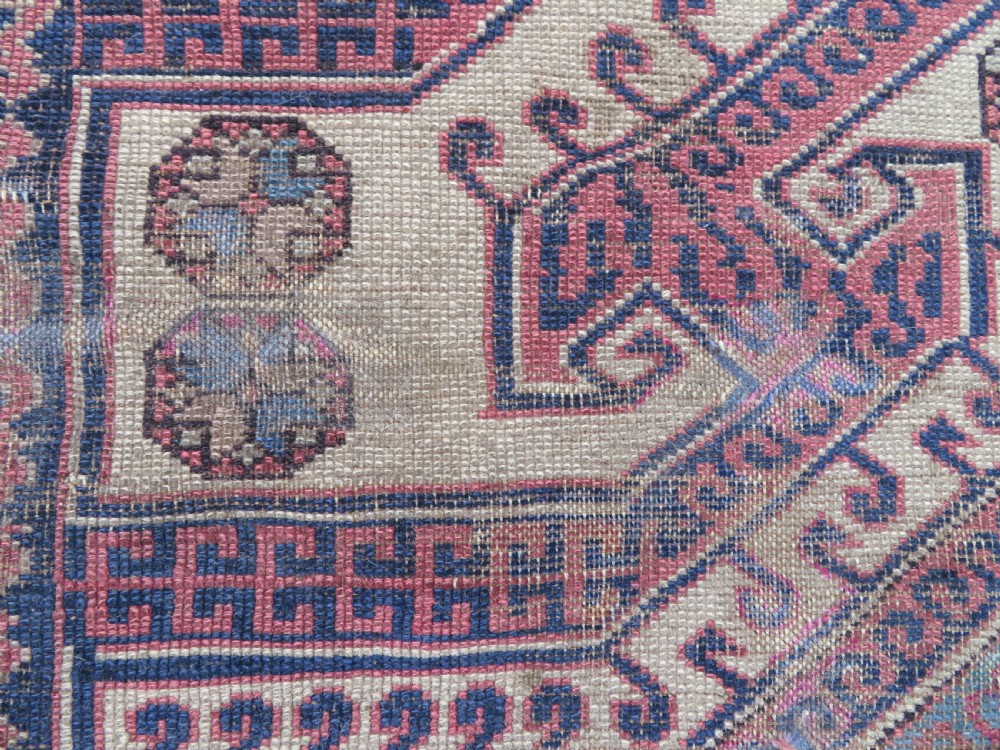 Antique Country House Turkish Caucasian Rug. 198cm X 153cm. View IV