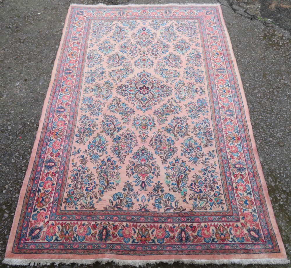 Very Attractive Sarouk Rug. 212cm X 135cm View II