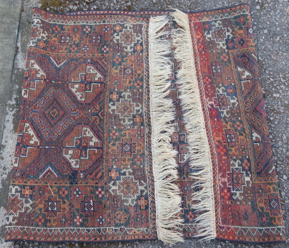 Antique Mahdad Khani Baluch Rug, Late 19th century.. 199cm x 108cm
 View XIV