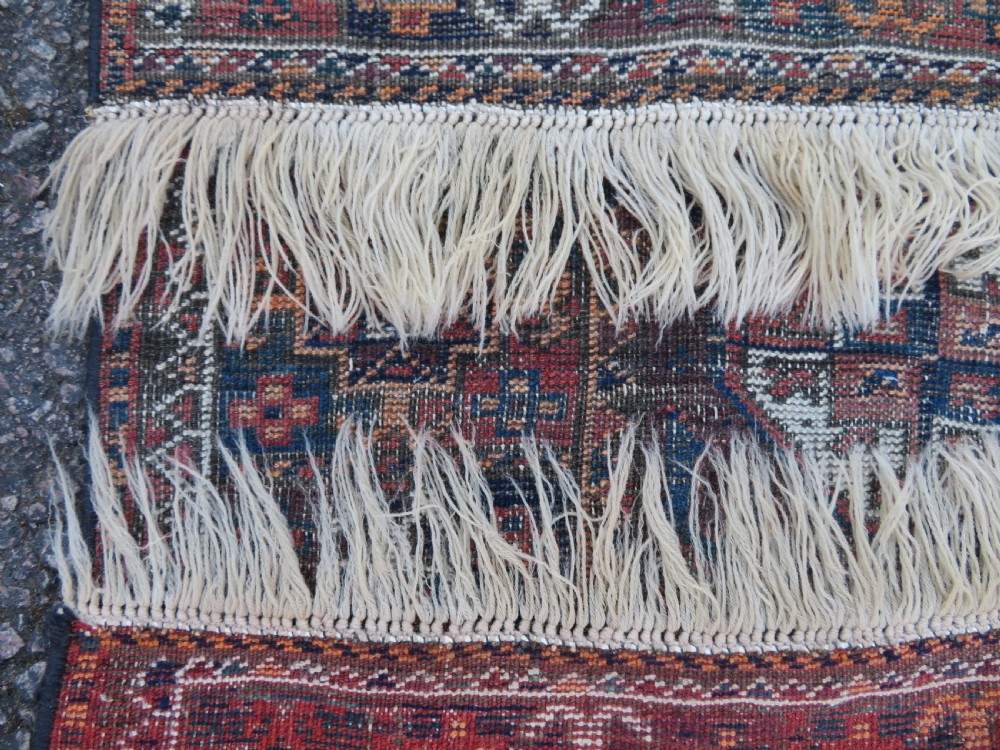 Antique Mahdad Khani Baluch Rug, Late 19th century.. 199cm x 108cm
 View XV