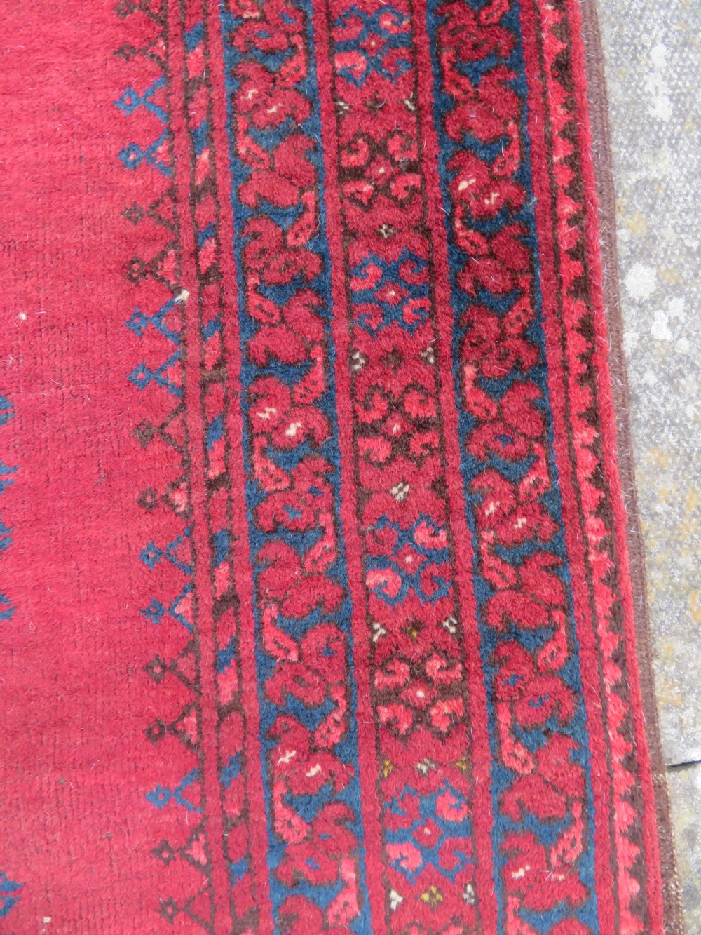 ANTIQUE BALUCH PRAYER RUG. ANTIQUE AFGHAN RUG. 138CM X 86CM. 140CM X 90CM. View VIII