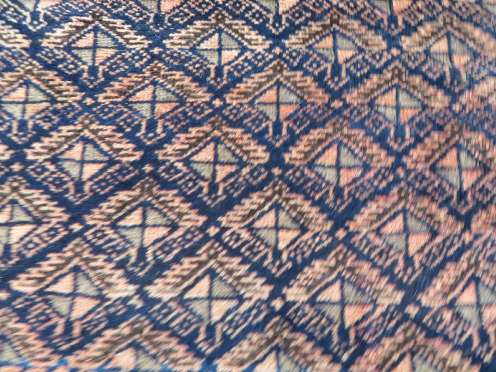 ANTIQUE BALUCH PRAYER RUG. ANTIQUE AFGHAN RUG. 138CM X 86CM. 140CM X 90CM. View X