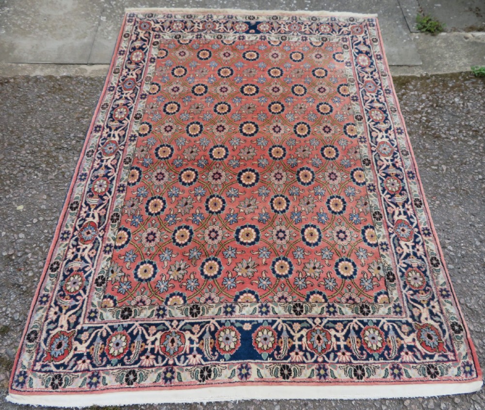 ATTRACTIVE VERAMIN RUG. NORTH WEST PERSIA. 211CM X 148CM.