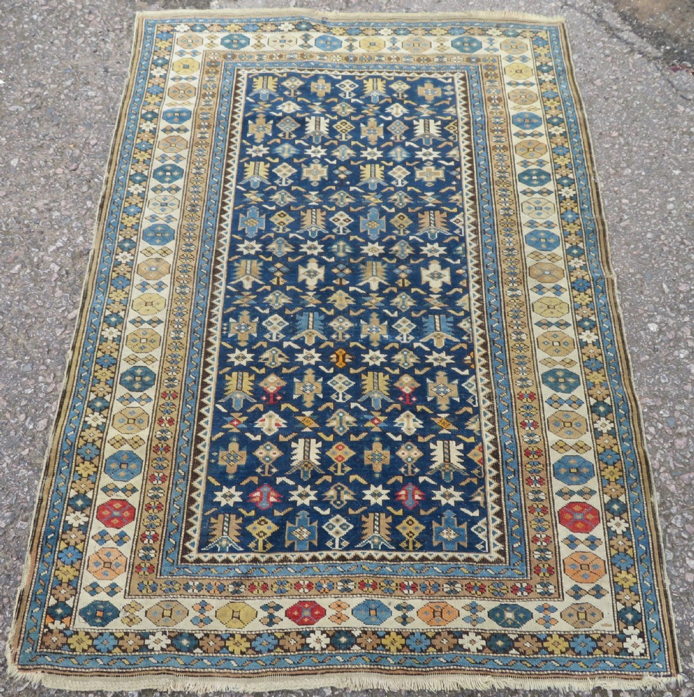 ANTIQUE CAUCASIAN SHIRVAN RUG. 162CM X 112CM. View II