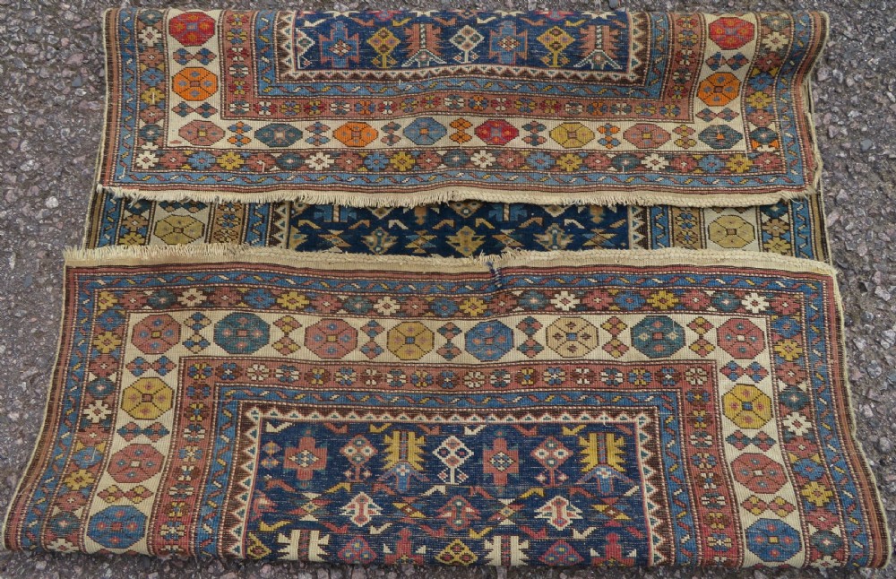 ANTIQUE CAUCASIAN SHIRVAN RUG. 162CM X 112CM. View XIII