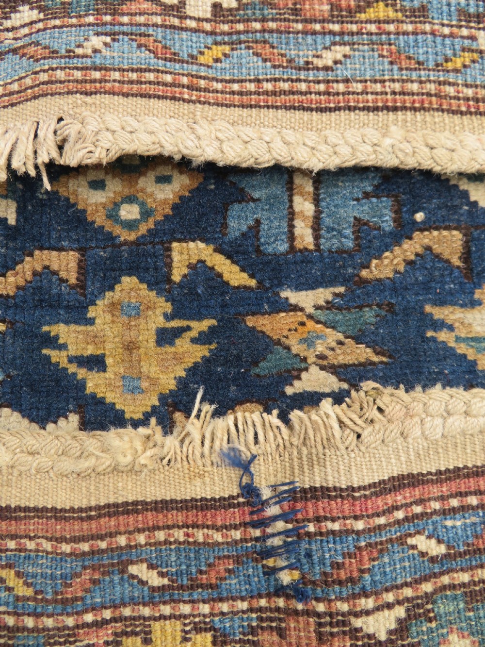 ANTIQUE CAUCASIAN SHIRVAN RUG. 162CM X 112CM. View XIV