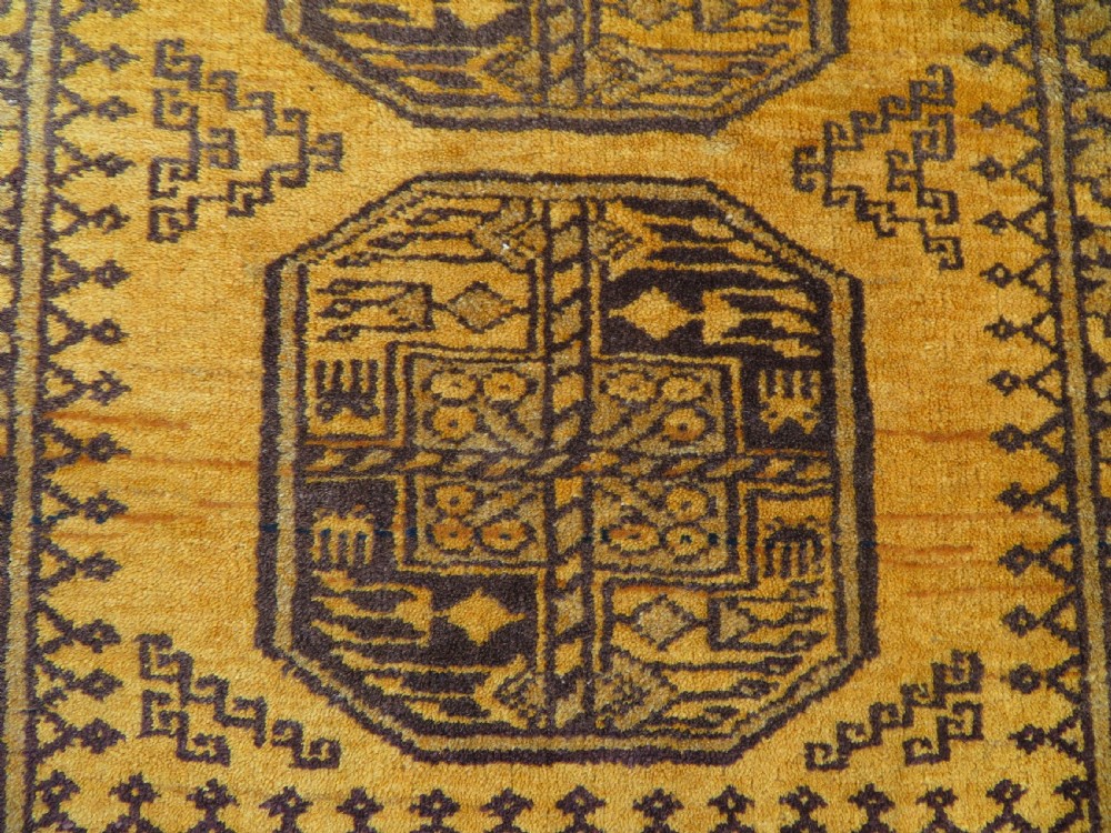 Old Gold Afghan Village Rug. North Afghanistan. 160cm X 98cm. View VII