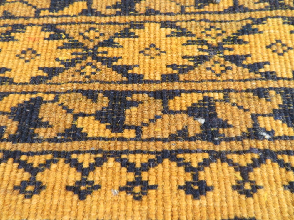 Old Gold Afghan Village Rug. North Afghanistan. 160cm X 98cm. View XII