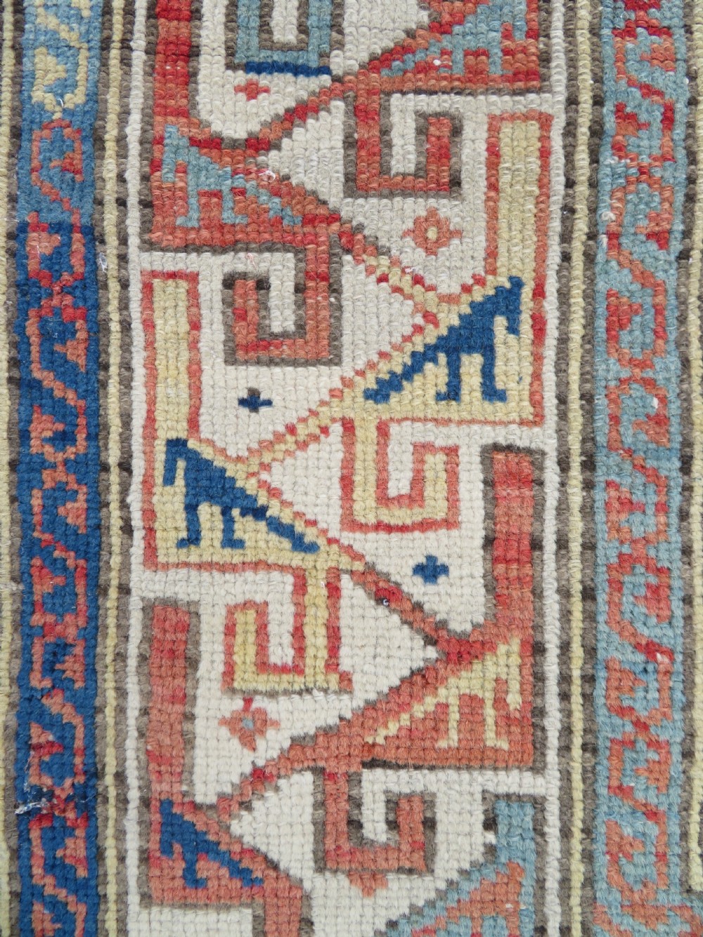 ANTIQUE CAUCASIAN KAZAK RUG. 168CM X 107CM. View VI