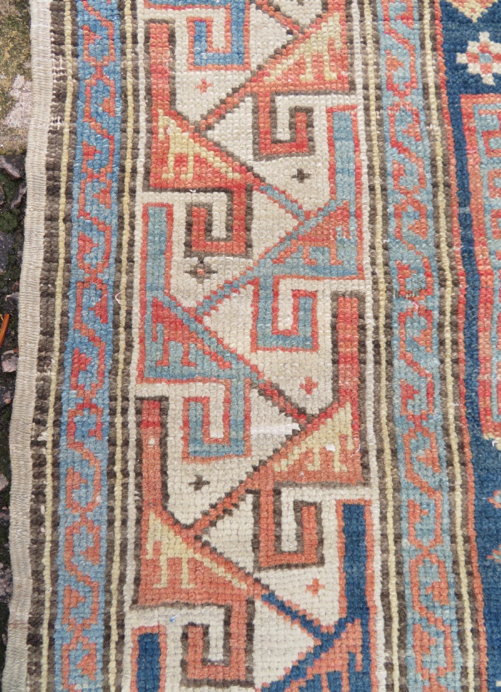 ANTIQUE CAUCASIAN KAZAK RUG. 168CM X 107CM. View VII