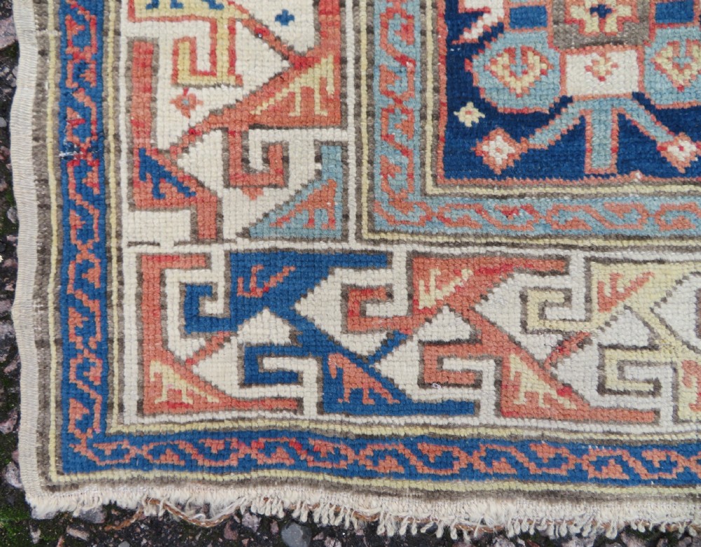 ANTIQUE CAUCASIAN KAZAK RUG. 168CM X 107CM. View IX