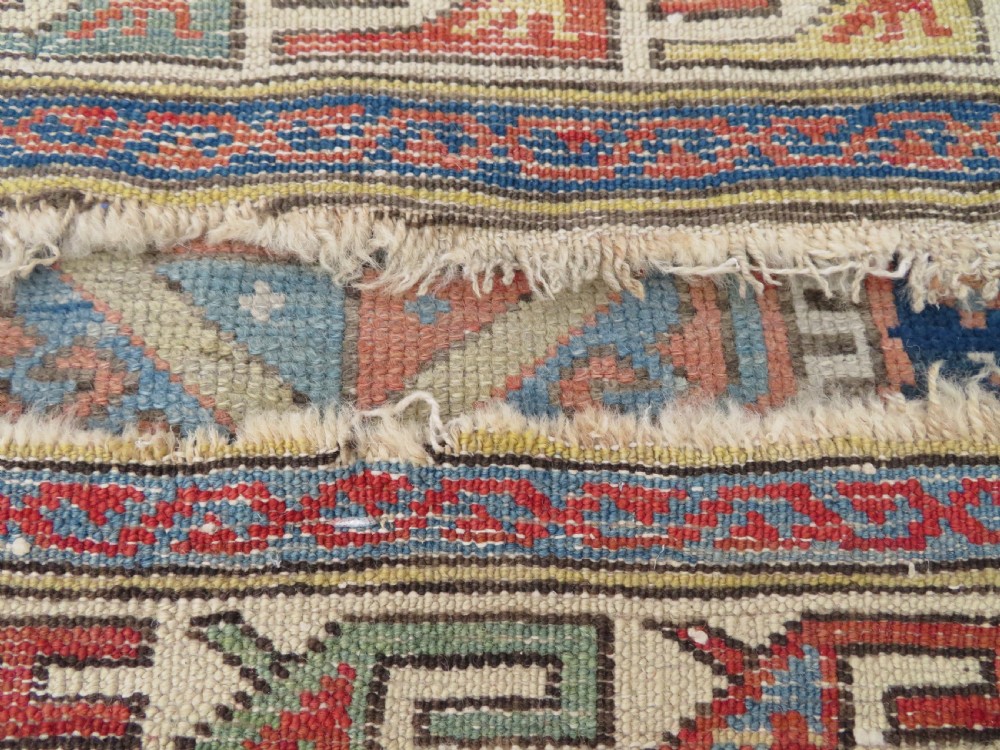 ANTIQUE CAUCASIAN KAZAK RUG. 168CM X 107CM. View XVI