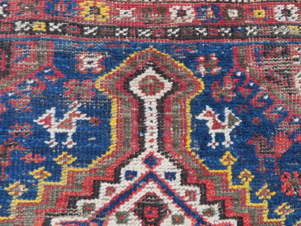 ANTIQUE KHAMSEH RUG. 153CM X 108CM. View V