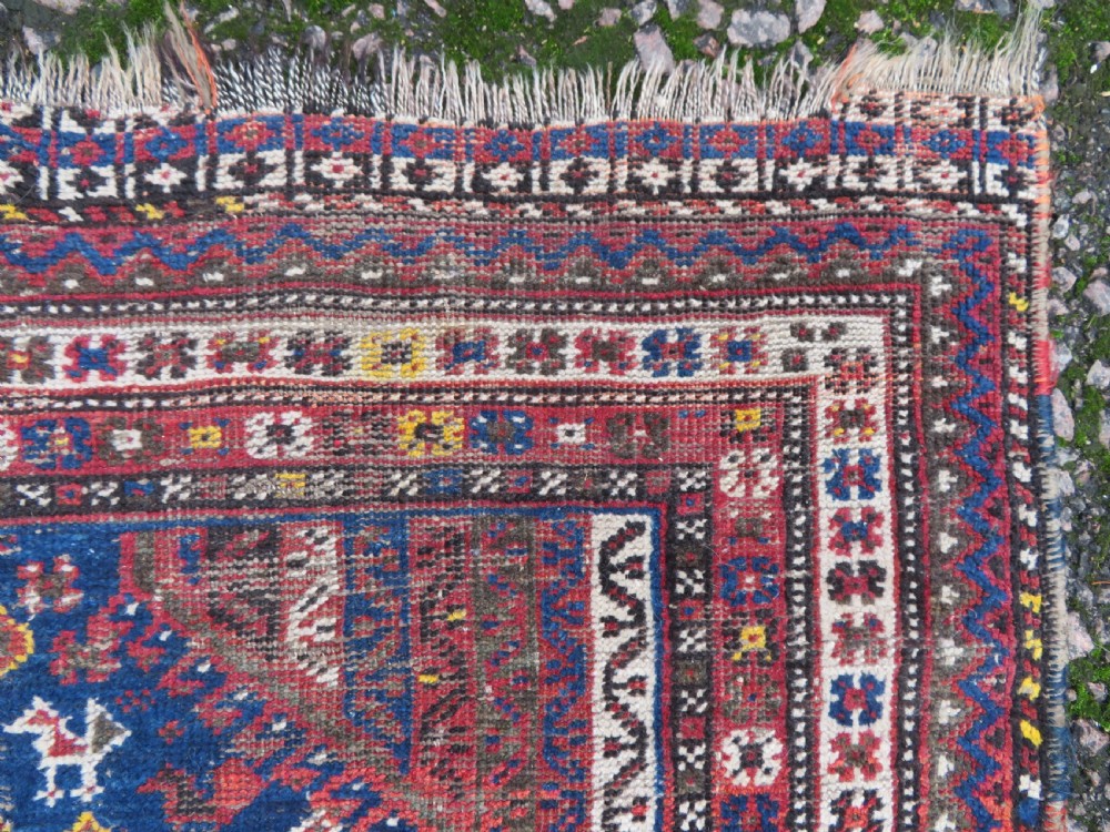 ANTIQUE KHAMSEH RUG. 153CM X 108CM. View IX