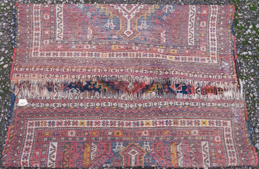 ANTIQUE KHAMSEH RUG. 153CM X 108CM. View XIV