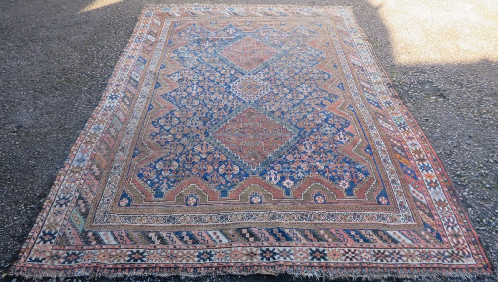Khamseh Tribal Carpet. 296cm X 223cm. View II