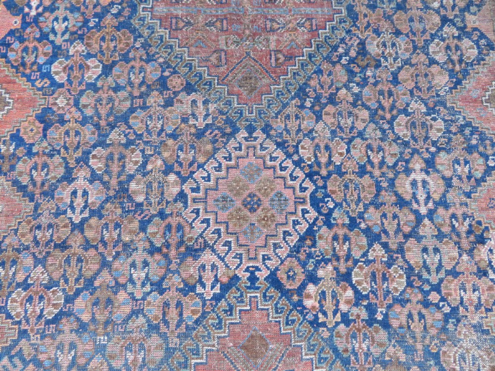 Khamseh Tribal Carpet. 296cm X 223cm. View V