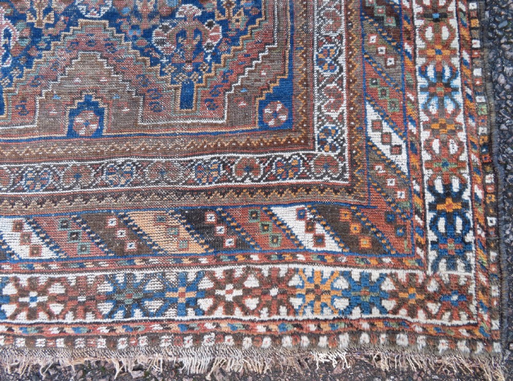 Khamseh Tribal Carpet. 296cm X 223cm. View X
