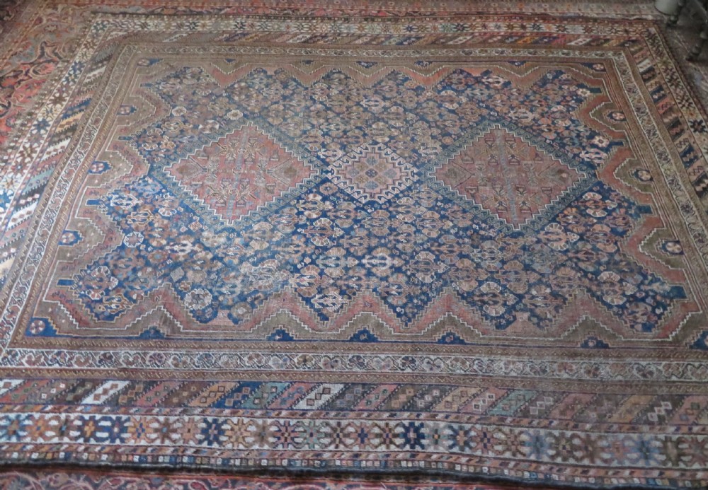 Khamseh Tribal Carpet. 296cm X 223cm. View XXVII