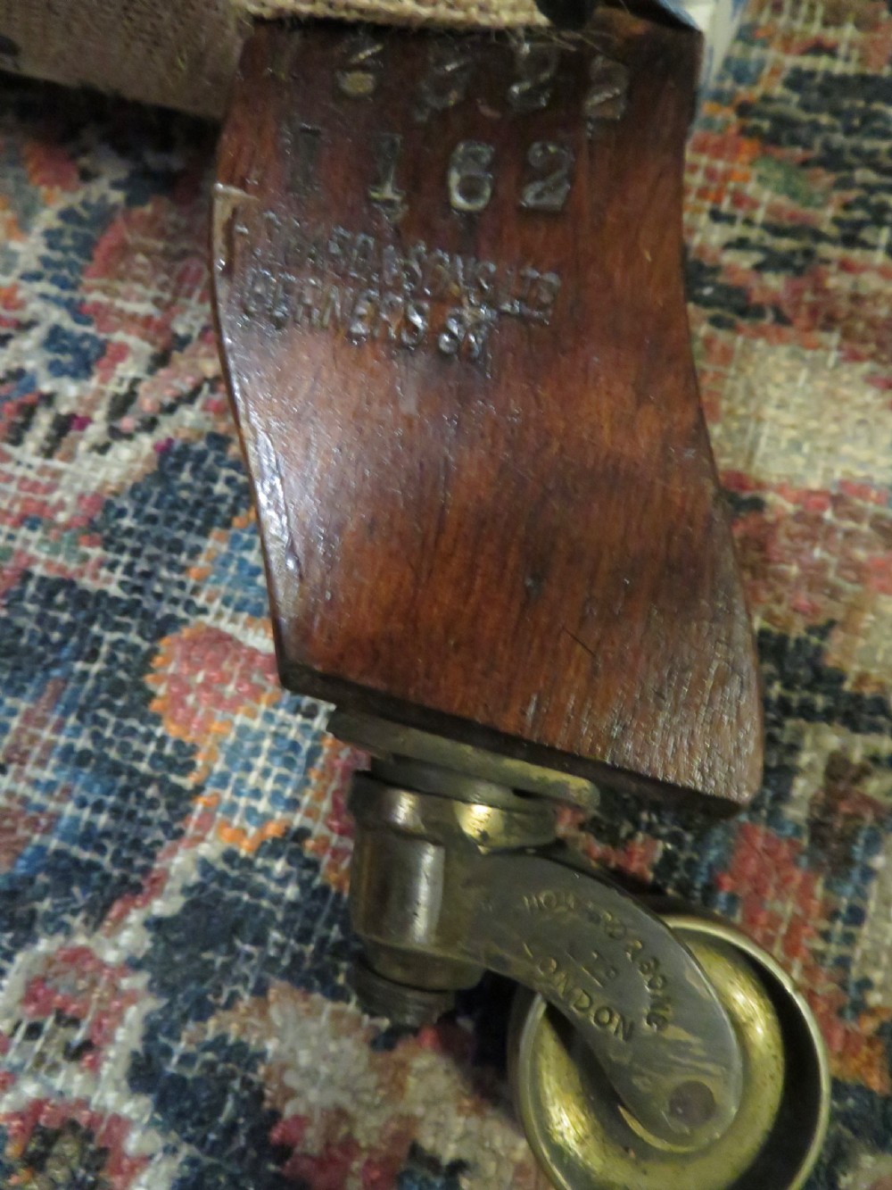 PAIR HOWARD AND SONS OPEN ARMCHAIRS. View XV