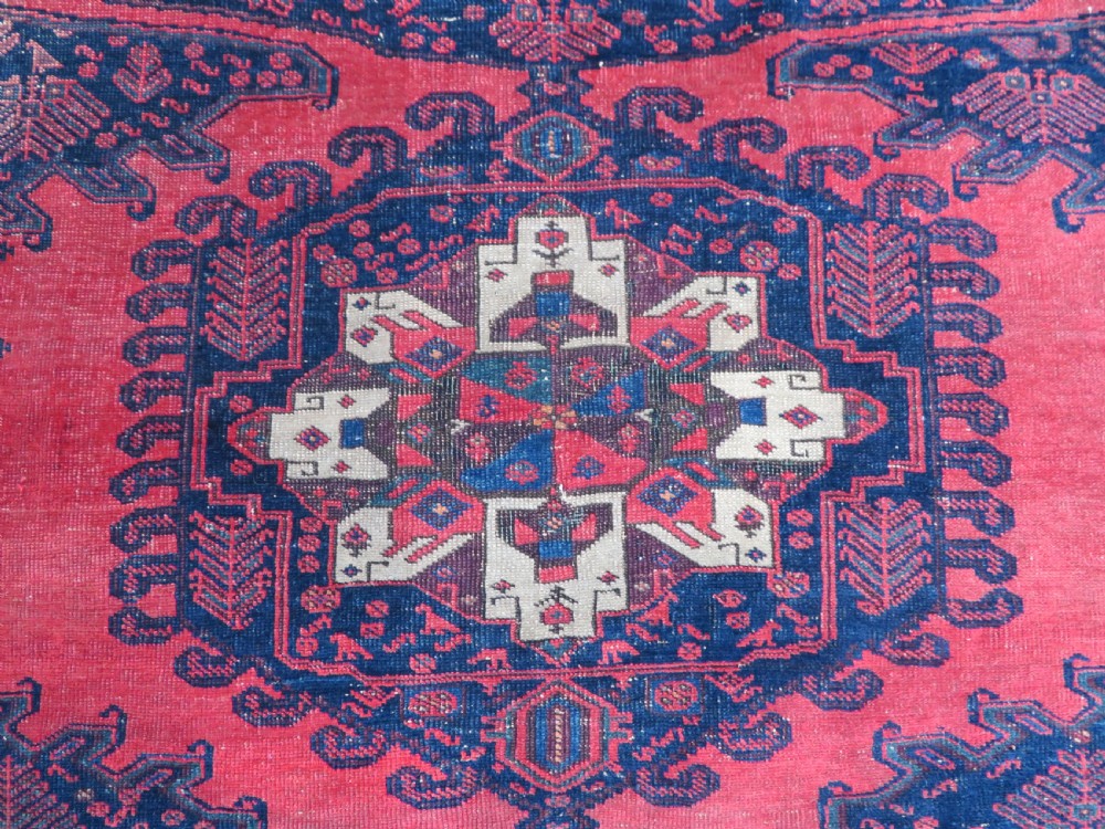 ANTIQUE DISTRESSED VISS MALAYER RUG. 198CM X 148CM. View V