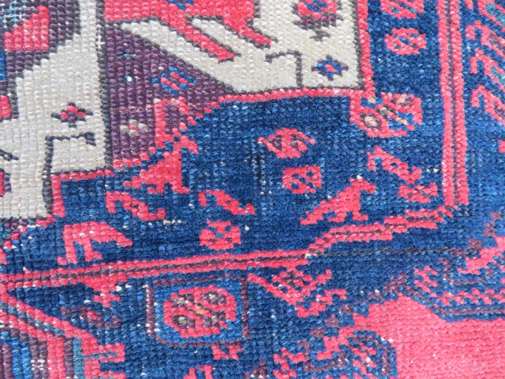 ANTIQUE DISTRESSED VISS MALAYER RUG. 198CM X 148CM. View VI