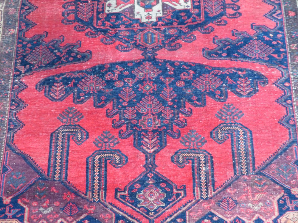 ANTIQUE DISTRESSED VISS MALAYER RUG. 198CM X 148CM. View VIII