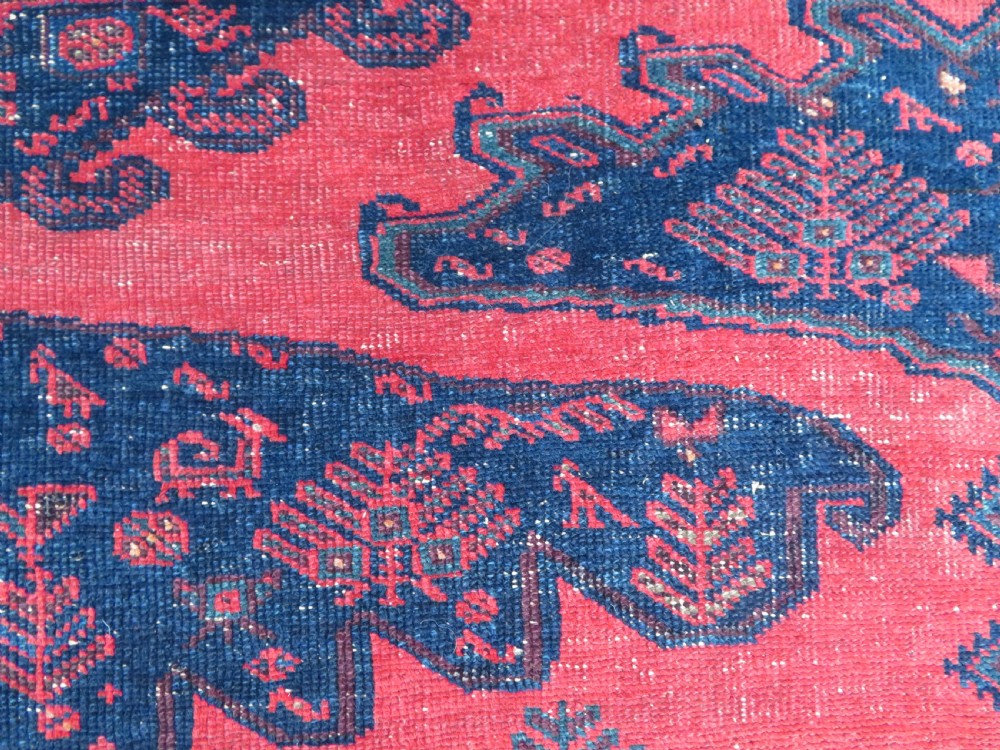 ANTIQUE DISTRESSED VISS MALAYER RUG. 198CM X 148CM. View XI