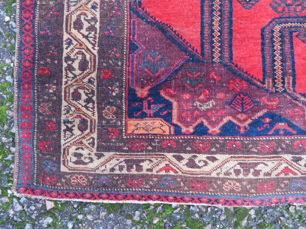 ANTIQUE DISTRESSED VISS MALAYER RUG. 198CM X 148CM. View XVIII