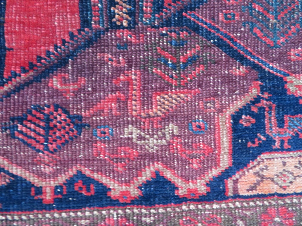ANTIQUE DISTRESSED VISS MALAYER RUG. 198CM X 148CM. View XIX