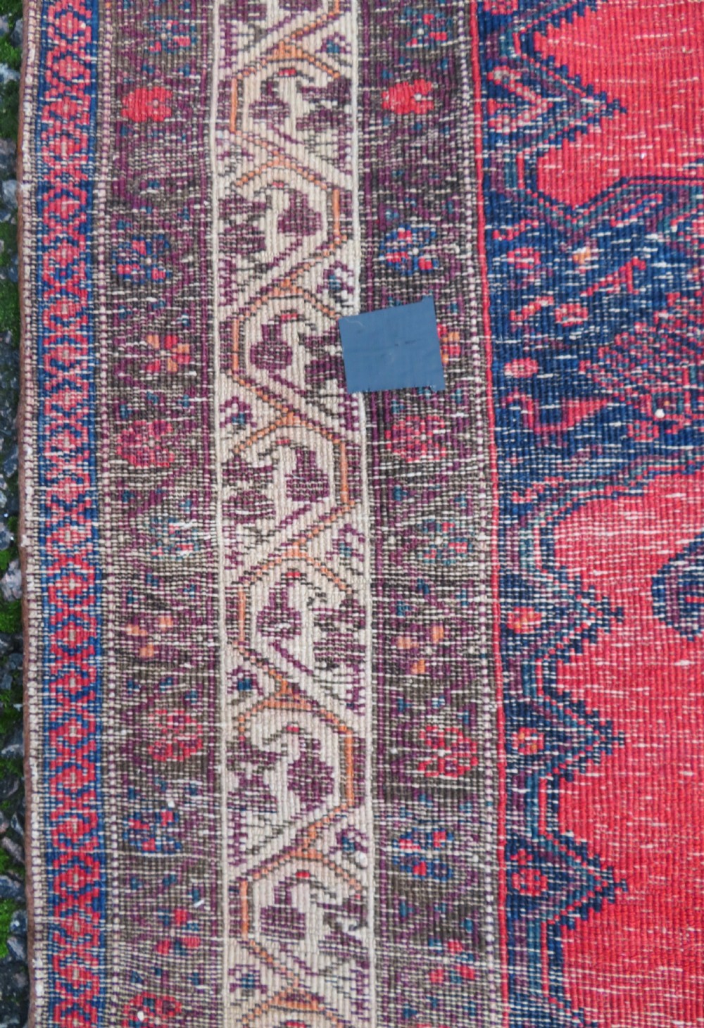 ANTIQUE DISTRESSED VISS MALAYER RUG. 198CM X 148CM. View XXII